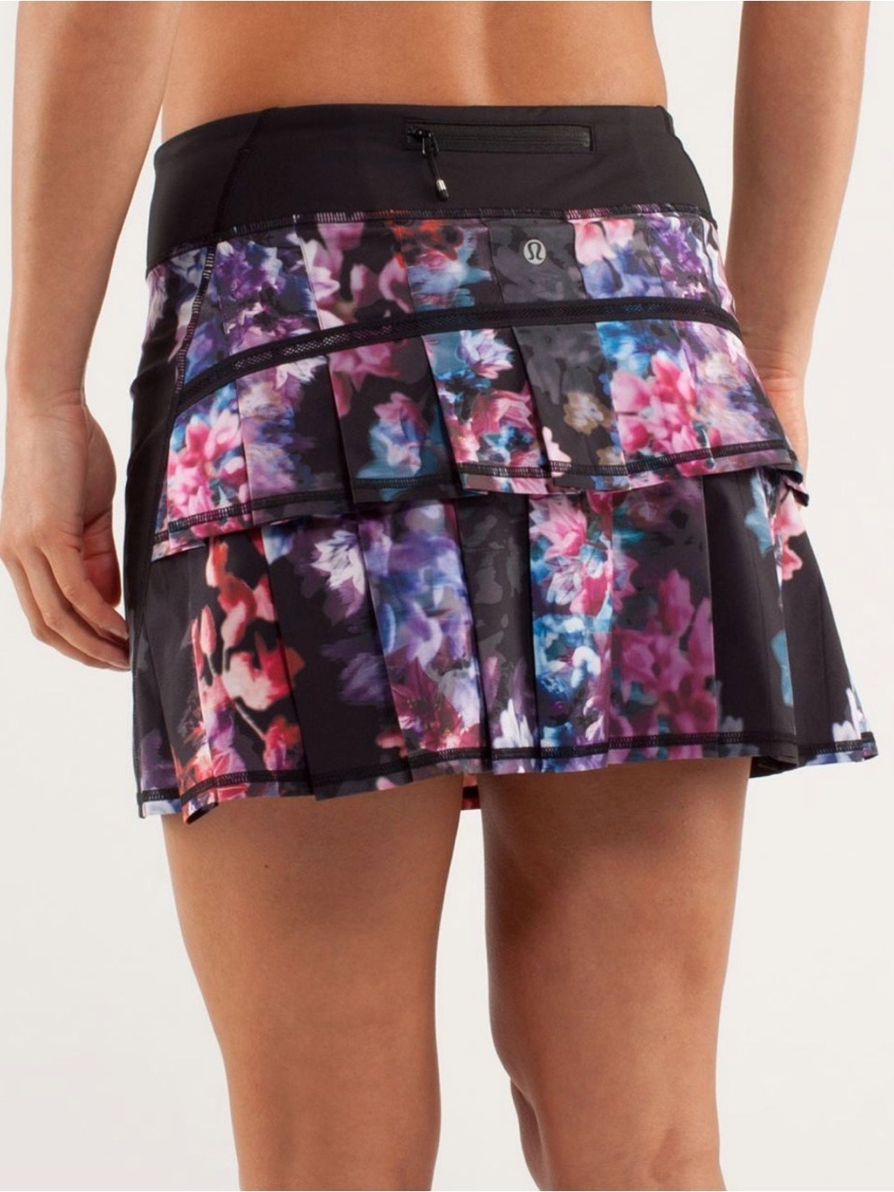 Lululemon Run: Pace Setter Skirt in Spring Has Sprung Multi/Black Sz 6
